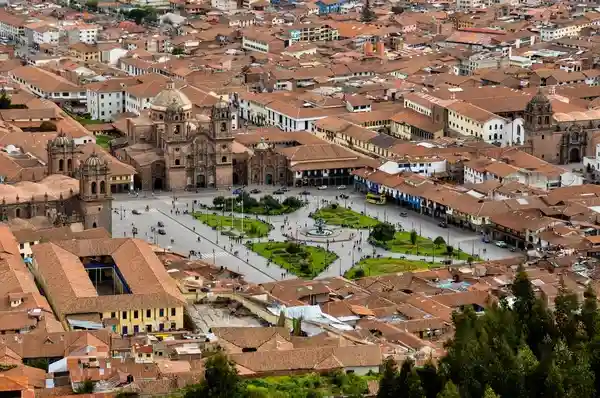 cusco historic center view