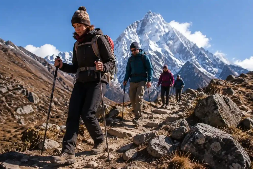 Hiking vs trekking differences